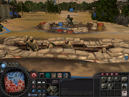 slith trench and mechanized HQ with all light armored vehicles..